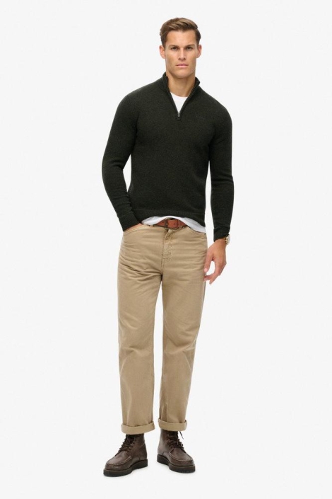 Superdry groene heren trui | Model