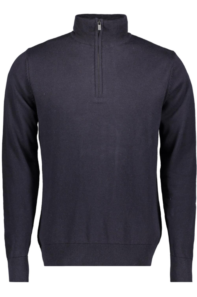 Sans blauwe heren trui | Vooraanzicht