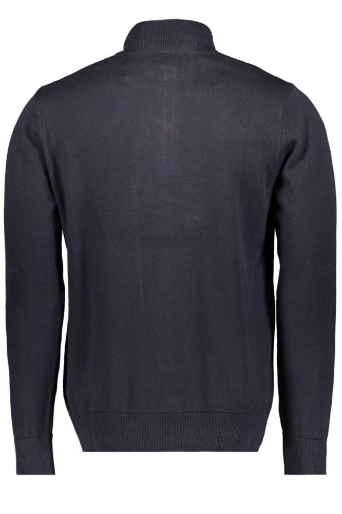 Sans blauwe heren trui | Achteraanzicht