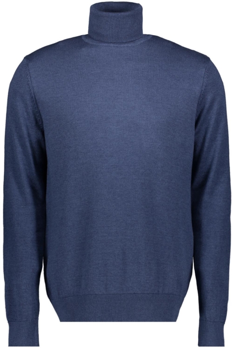 Sans blauwe heren trui | Vooraanzicht