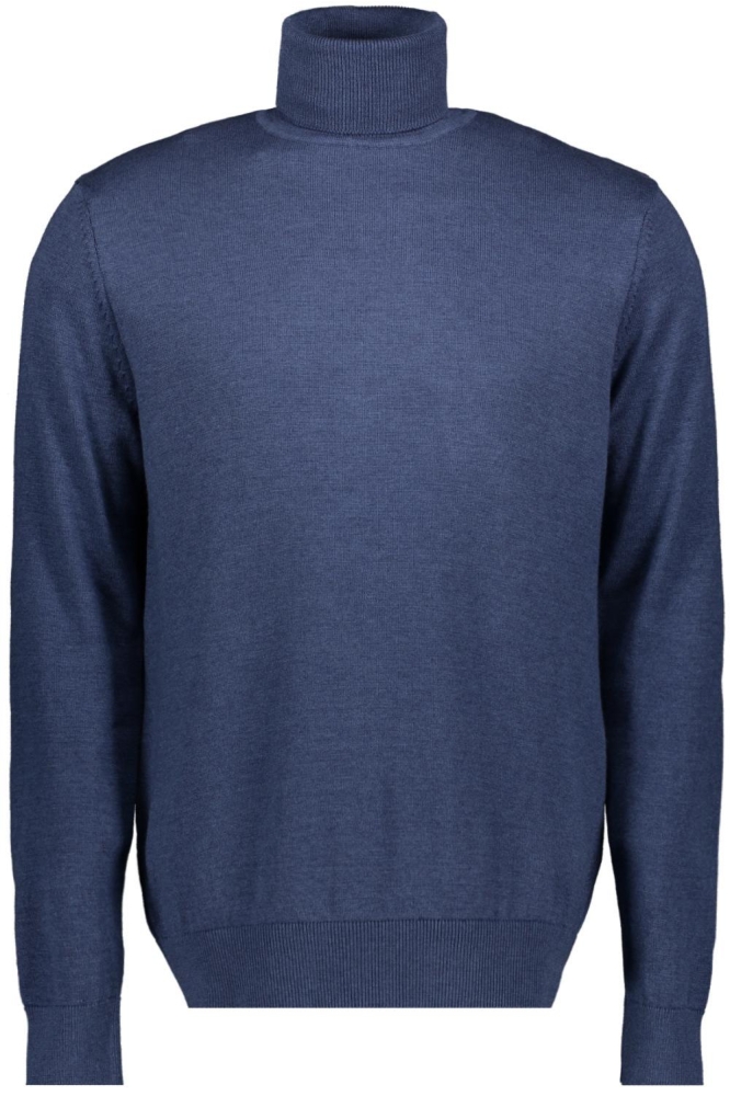 Sans blauwe heren trui | Vooraanzicht