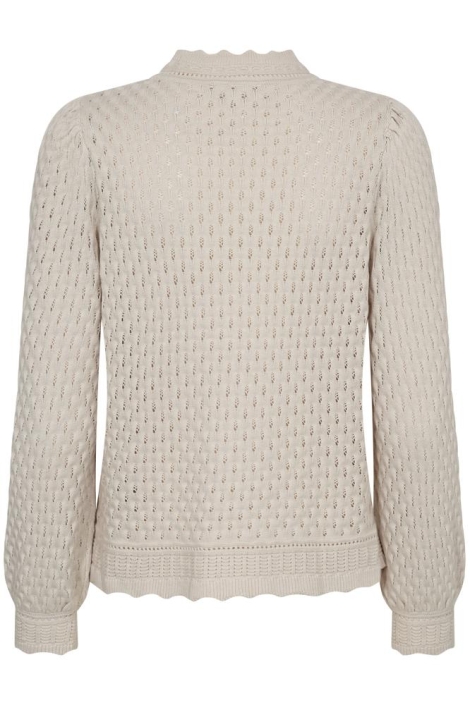 Freequent beige dames trui | Achteraanzicht