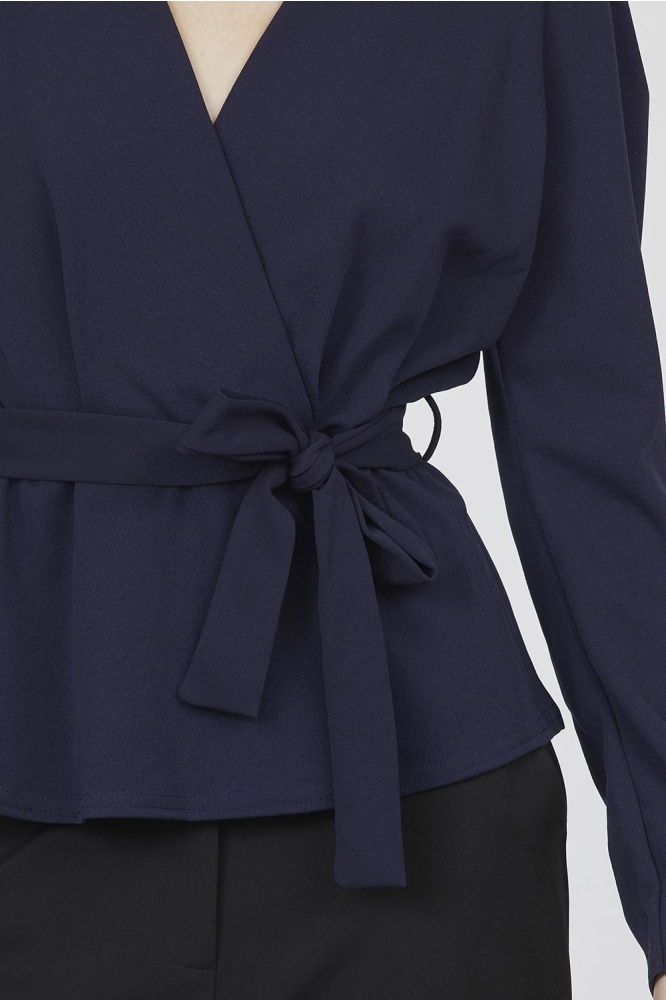 SisterS point blauwe dames t-shirt | Close up