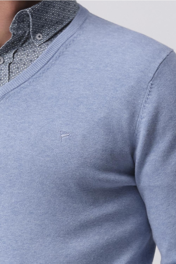 Campbell blauwe heren trui | Unique Selling Point