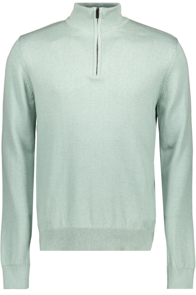 Sans groene heren trui | Vooraanzicht