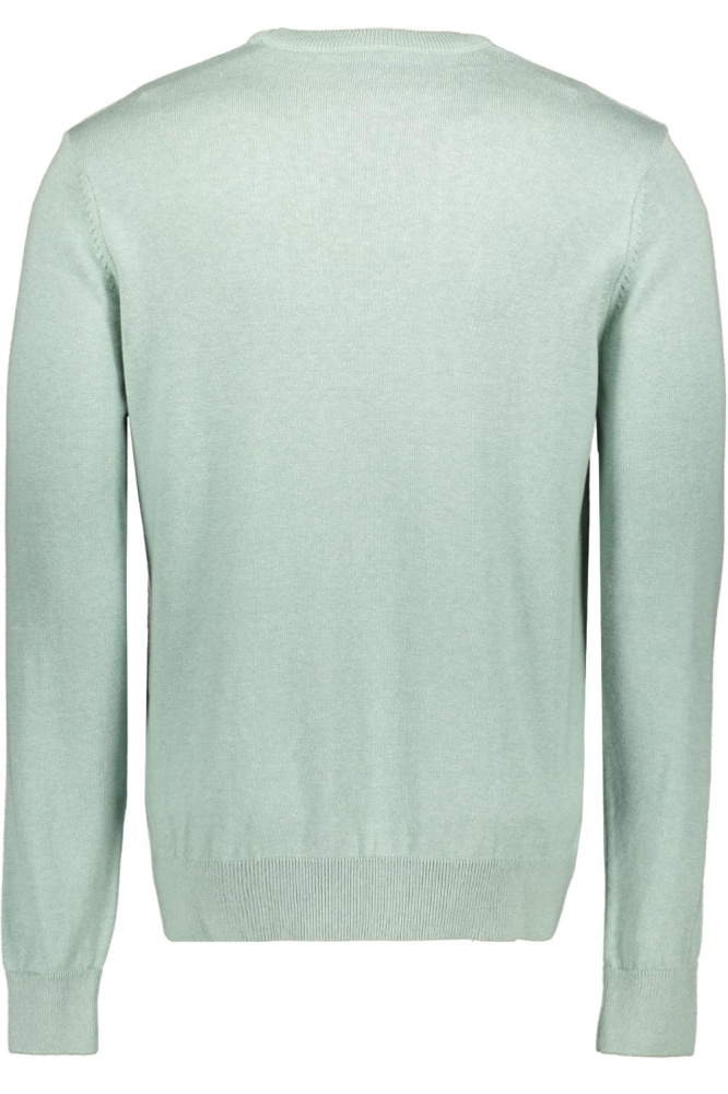 Sans groene heren trui | Achteraanzicht