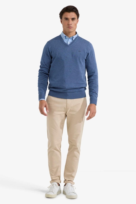 McGregor blauwe heren trui | Model
