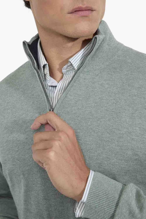 McGregor groene heren trui | Close up