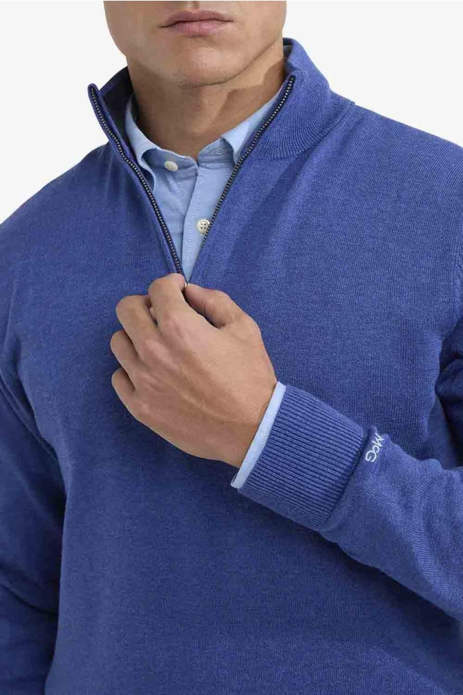 McGregor blauwe heren trui | Close up