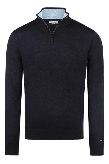 McGregor ZIP MOCK SWEATER MM251 1204 01 2100 NAVY