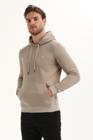 Gabbiano Trui COMFORTABELE PREMIUM HOODIE 775772 4445 taupe