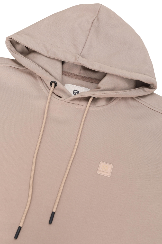 Gabbiano taupe heren sweater | Close up