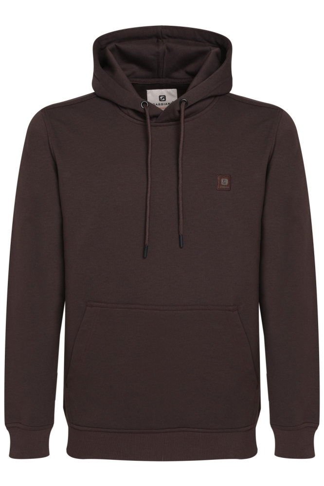 Gabbiano bruine heren sweater | Vooraanzicht