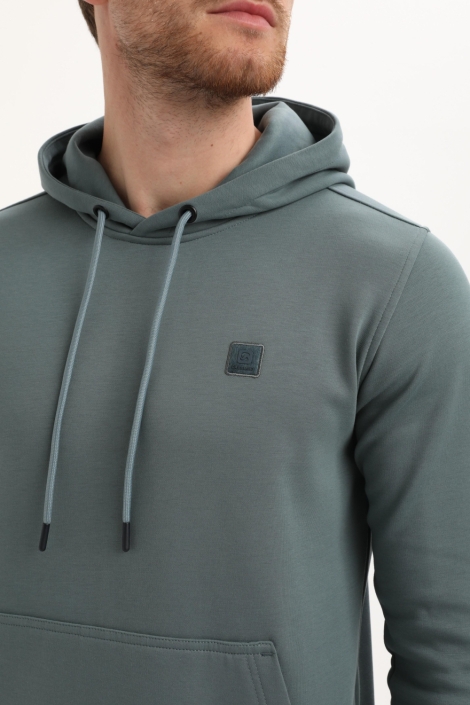 Gabbiano blauwe heren sweater | Kleurstaal