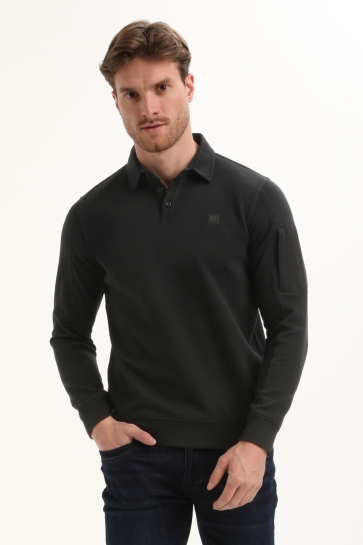 Gabbiano Polo MODIEUZE POLOKRAAG SWEATER 775774 201 black