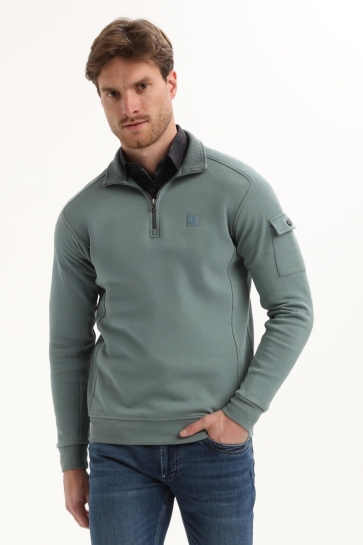 Gabbiano SWEATER MET STRUCTUUR 775776 Teal Blue