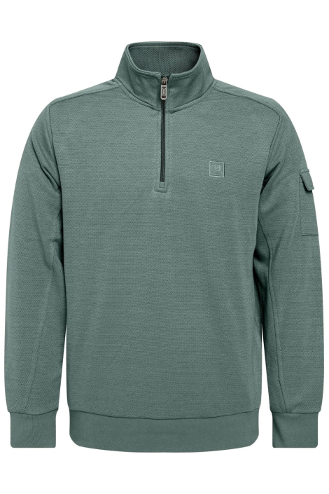 Gabbiano blauwe heren sweater | Vooraanzicht