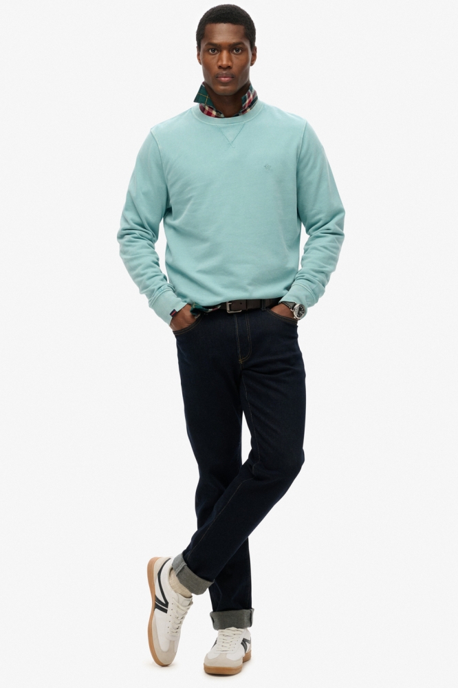 Superdry blauwe heren sweater | Model
