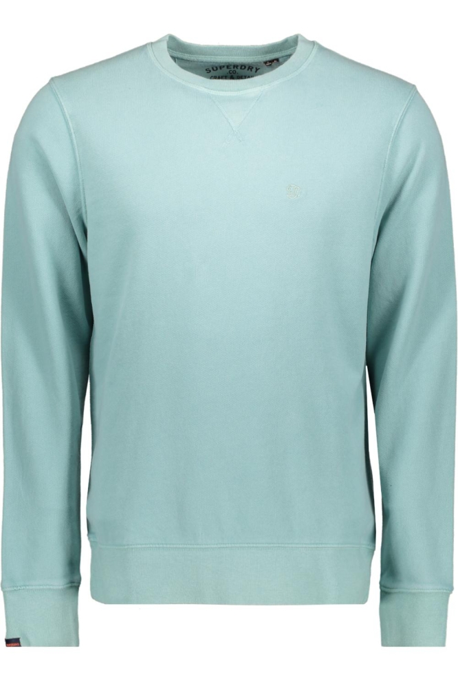 Superdry blauwe heren sweater | Vooraanzicht