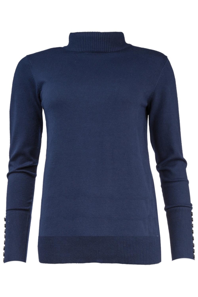 NED blauwe dames trui | Vooraanzicht