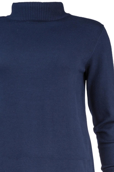 NED blauwe dames trui | Achteraanzicht