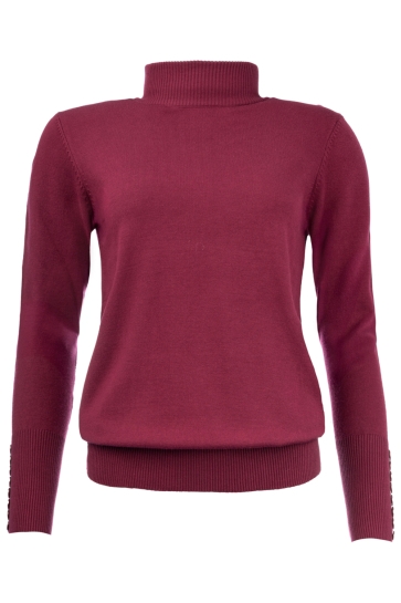 NED Trui BELNA LS RMB BREI 25W1 U106 31 848 windsor wine