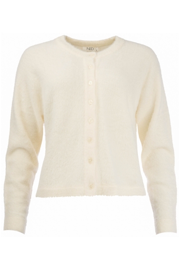 NED FRINO LS RMJ FURRY KNIT 25W1 U172 06 01 Ecru