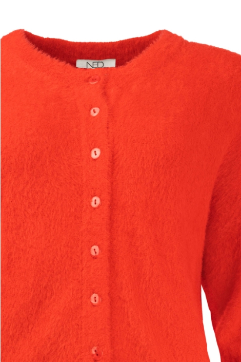 NED rode dames vest | Close up