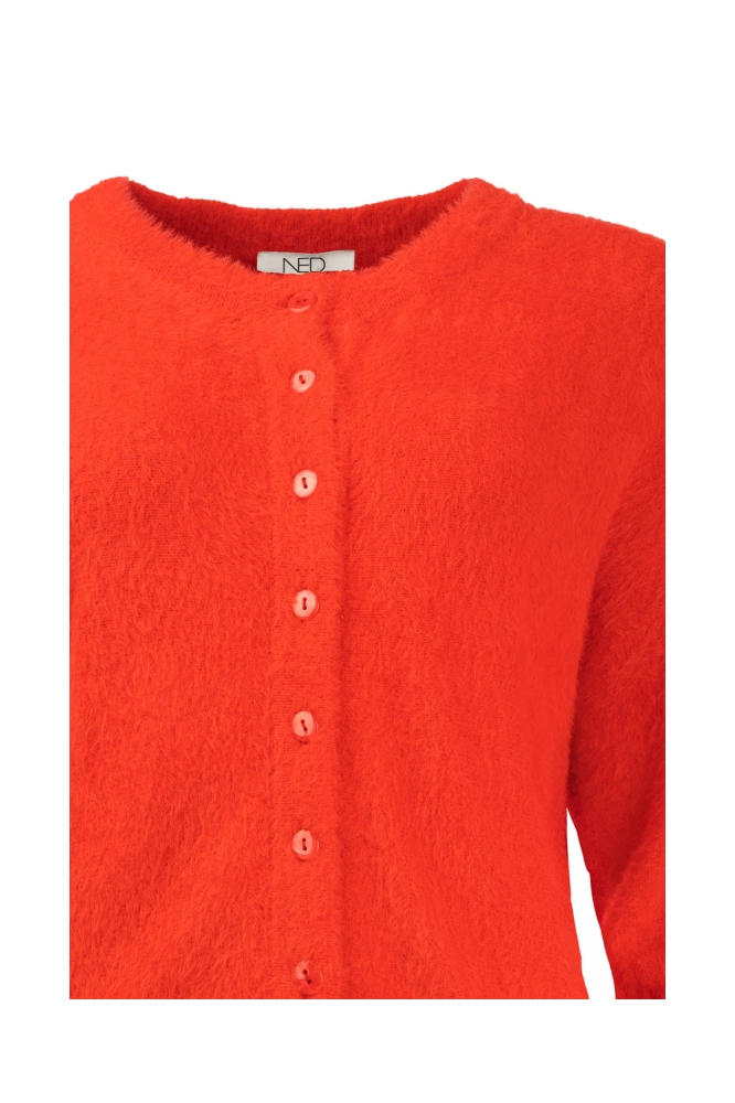 NED rode dames vest | Close up