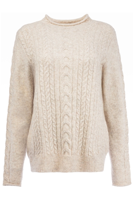 NED beige dames trui | Vooraanzicht