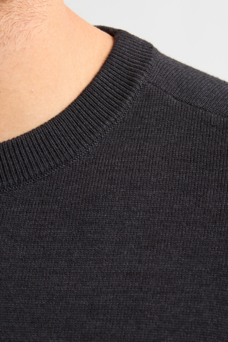 Petrol Industries bruine heren trui | Close up