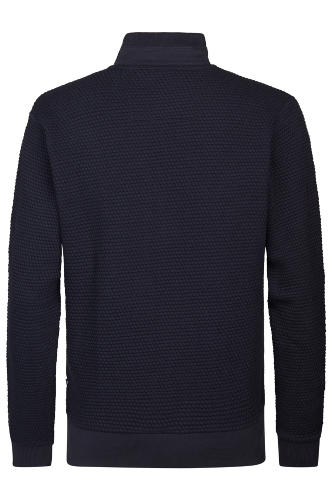 Petrol Industries blauwe heren vest | Achteraanzicht