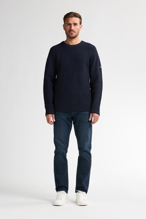 Petrol Industries blauwe heren trui | Model