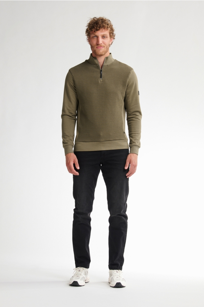 Petrol Industries groene heren trui | Model