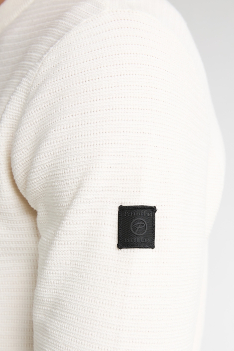 Petrol Industries beige heren trui | Close up