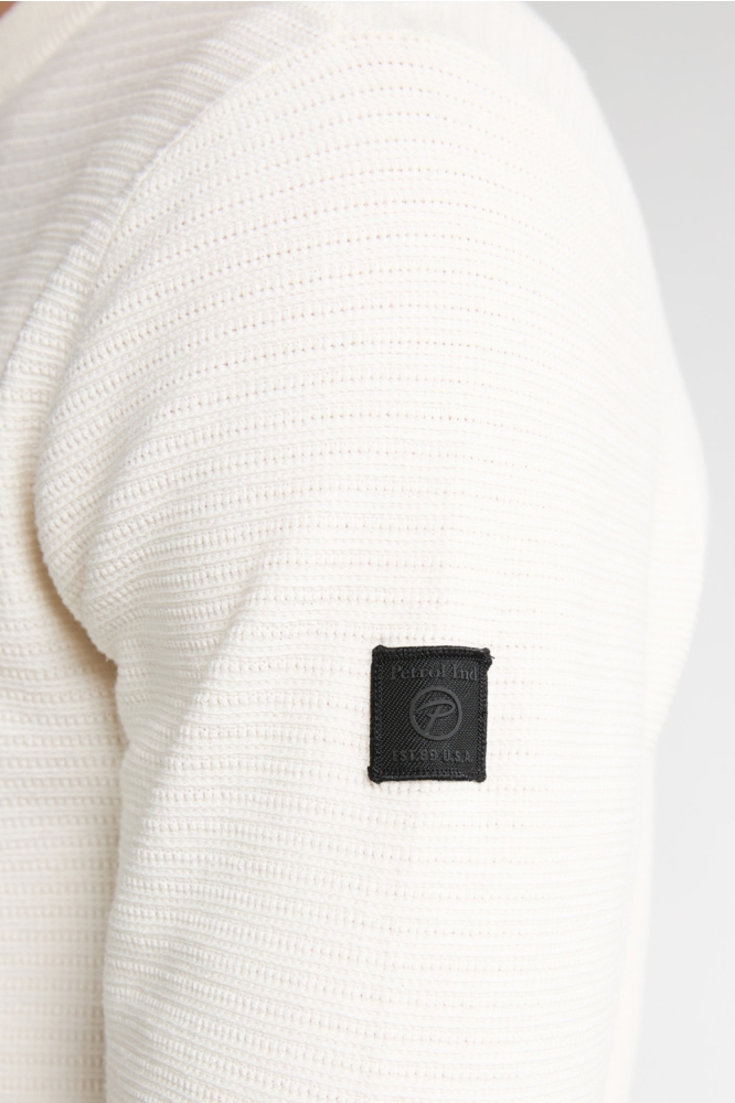 Petrol Industries beige heren trui | Close up