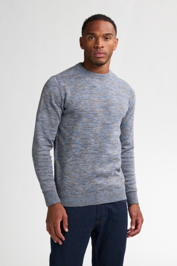 Petrol Industries Trui KNITWEAR RONDE HALS BASIC M 3050 KWR240 5190 Indie Blue