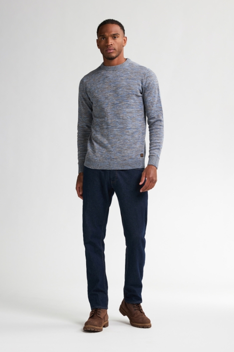 Petrol Industries blauwe heren trui | Model