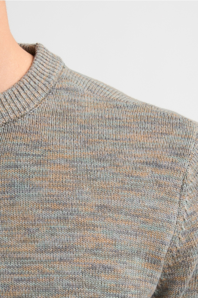 Petrol Industries groene heren trui | Close up