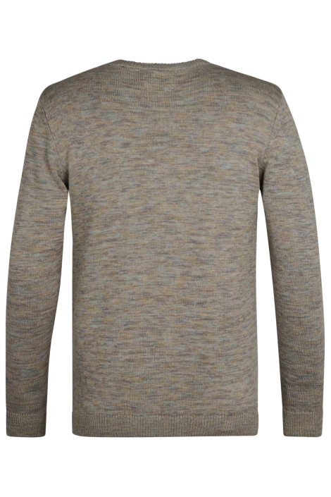 Petrol Industries groene heren trui | Achteraanzicht