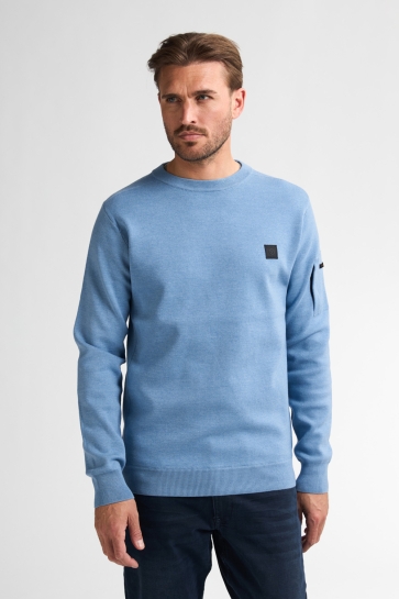 Petrol Industries KNITWEAR ROUNDNECK M 3050 KWR249 5187 Pale Blue
