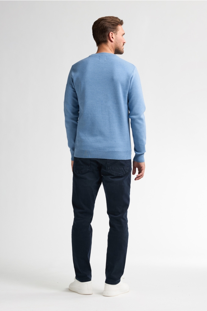 Petrol Industries blauwe heren trui | Model