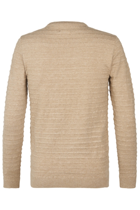 Petrol Industries camel heren trui | Achteraanzicht