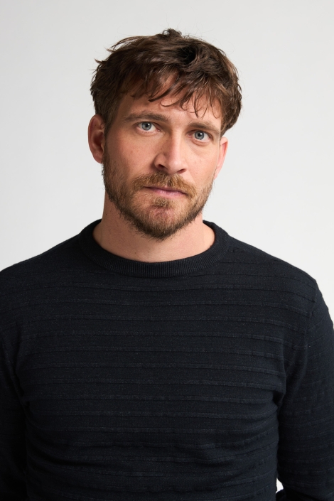 Petrol Industries zwarte heren trui | Close up