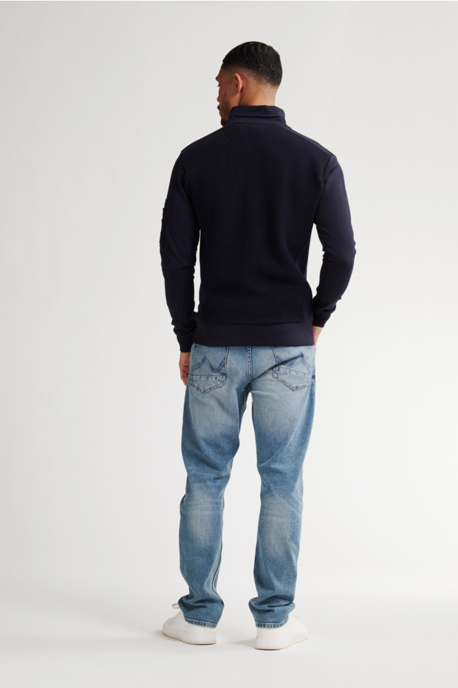 Petrol Industries blauwe heren vest | Model