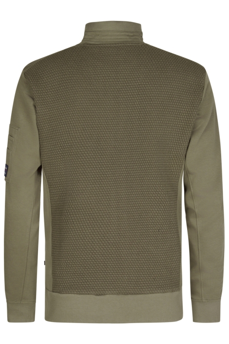 Petrol Industries groene heren vest | Achteraanzicht