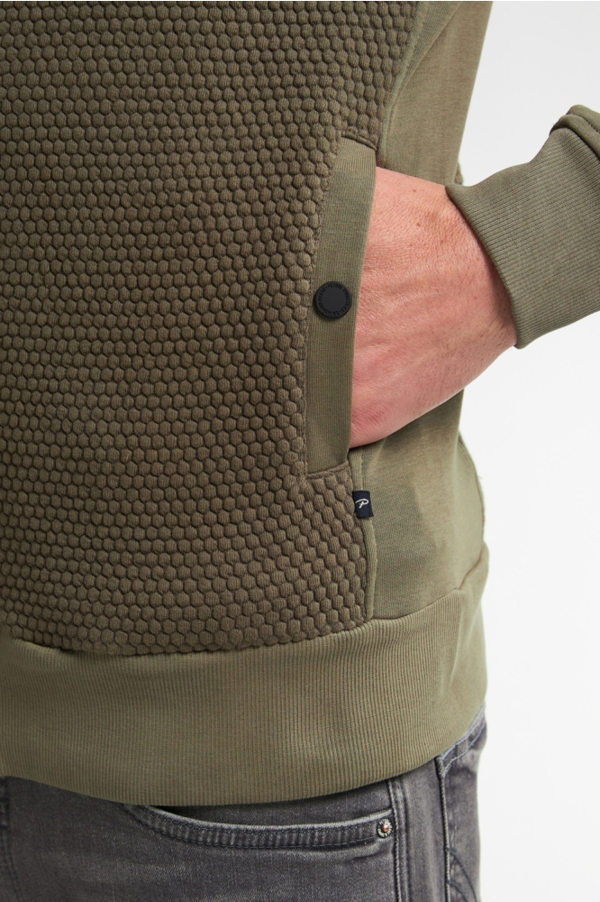 Petrol Industries groene heren vest | Kleurstaal