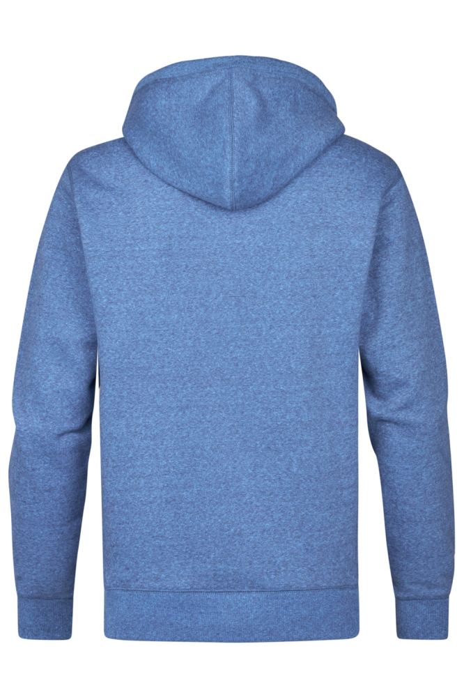 Petrol Industries blauwe heren vest | Achteraanzicht