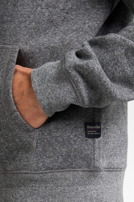 Petrol Industries grijze heren vest | Close up