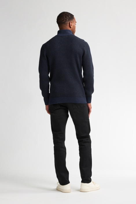 Petrol Industries blauwe heren trui | Model